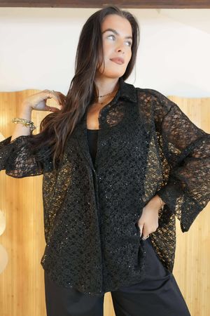 Zeta Otto After Dark Blouse Black /14=